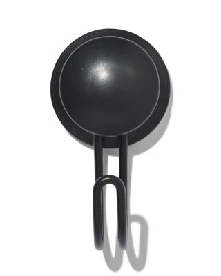 HEMA Handdoekhaak met zuignap zwart (zwart)