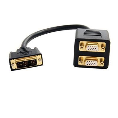StarTech.com DVI naar 2x VGA 30cm splitter kabel - DVI-I analoge dual VGA Y-kabel - mannelijk/2xfemale - DVI/VGA-adapter vergulde contacten