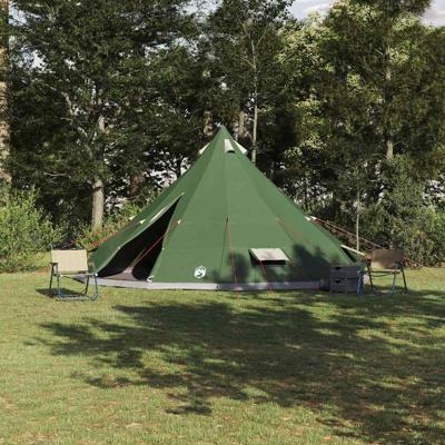 Familie Tipi Tent met dak Groen 560 x 560 x 300 cm