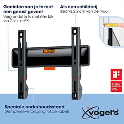 Vogels TVM 3205 Vaste tv-beugel TV beugel Zwart - thumbnail