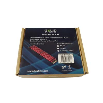 Solutions SubZero M.2 XL - Koeler - voor M.2 SSD - zwart Solutions SubZero M.2 XL - Koeler - voor M.2 SSD - zwart