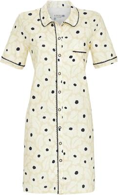 Gebloemd doorknoopnachthemd Ringella