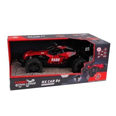 Auto met afstandsbediening - TURBO CHALLENGE - RX Car 89 093721 - Rood - 1/12 - Inclusief oplaadbare batterij en batterijen - Metaal - thumbnail