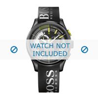 Horlogeband Hugo Boss HB-277-1-34-2859 / HB1513337 / HB659302683 Rubber Zwart 22mm - thumbnail
