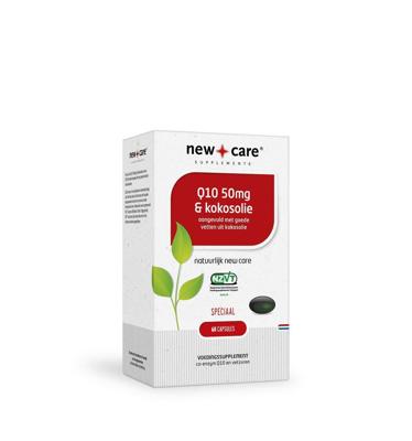 New Care Q10 50 mg. & Kokosolie Capsules 60Capsules