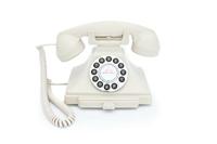 GPO GPOCARRPBIV Carrington Classic Desk Telephone Push Button Ivory - thumbnail