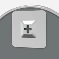 VidaXL Wandspiegel rond ø50 cm zilverkleurig - thumbnail