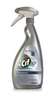Roestvrijstaal reiniger cif professional 750ml | 6 stuks - thumbnail