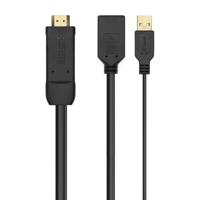 Adapter HDMI naar DisplayPort Aisens A122-0642 Zwart - thumbnail