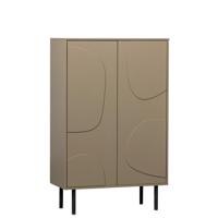 WOOOD Opbergkast 'Cadiz' Grenen, kleur Mud - thumbnail