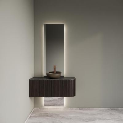 Badkamermeubelset Gliss Design Alluro 100 cm Links Ebony