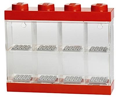 LEGO minifiguur opbergbox 8-delig - rood