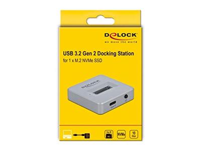 DeLOCK M.2 Docking Station voor M.2 NVMe PCIe SSD dockingstation DeLOCK M.2 Docking Station voor M.2 NVMe PCIe SSD dockingstation