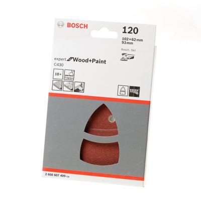 Schuurbladset 102x62/93mm k120(10)