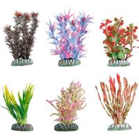 Aquarium plant Plastic Guyana - +/- 12 cm 12 cm Flamingo Willekeurig - thumbnail