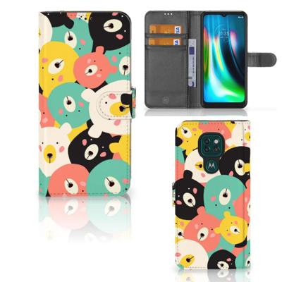 Motorola Moto G9 Play | E7 Plus Leuk Hoesje Bears Motorola Moto G9 Play | E7 Plus Leuk Hoesje Bears