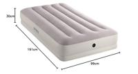 Intex prestige mid-rise luchtbed met usb pomp - eenpersoons - thumbnail