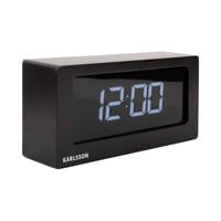 Karlsson - Table clock Boxed LED black - thumbnail