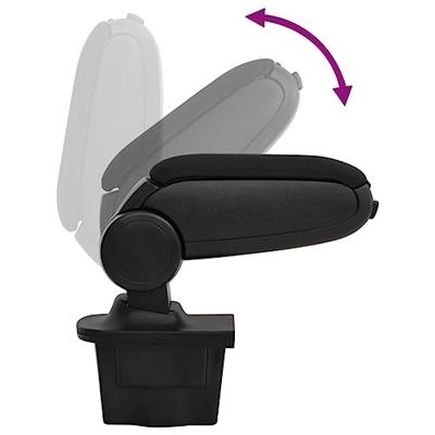 VidaXL Armsteun 16x35x(30-49) cm abs zwart