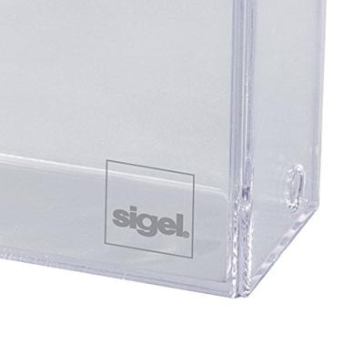 Sigel SI-VA110 Visitekaartjesbox 85x56x27mm Glashelder