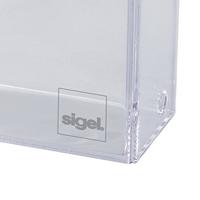 Sigel SI-VA110 Visitekaartjesbox 85x56x27mm Glashelder - thumbnail