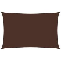 Zonnescherm rechthoekig 2,5x5 m oxford stof bruin - thumbnail