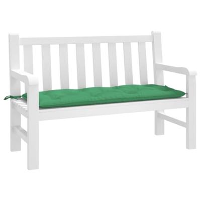 VidaXL Tuinbankkussen 120x50x7 cm oxford stof groen