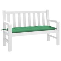 VidaXL Tuinbankkussen 120x50x7 cm oxford stof groen - thumbnail