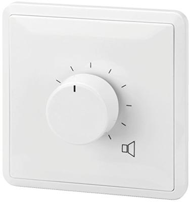 Monacor Inbouw (in muur of meubel) PA-volumeregelaar Wit