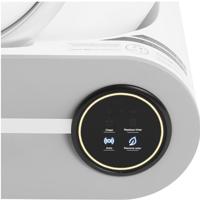 Wiesenfield WIE-SL-03 Zelfreinigende kattenbak met app-bediening, diameter 25 cm, opening 65 l, binnenruimte incl. vuilniszak, automatische elektrische kattenbak met wifi bestuurbaar - thumbnail