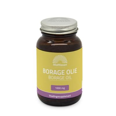 Borage Olie 1000mg Capsules Borage Olie 1000mg Capsules