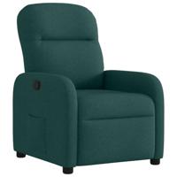 Fauteuil verstelbaar stof donkergroen - thumbnail