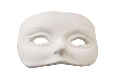 Powertex • venetiaans masker gips clair 7x4,5x3cm