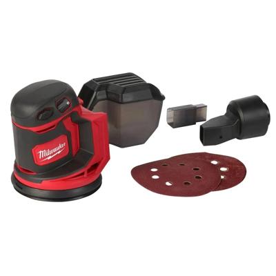 Milwaukee M18 BOS125-0 Accu Excentrische schuurmachine 125mm 18V Basic Body M18™ - 4933464228 Milwaukee M18 BOS125-0 Accu Excentrische schuurmachine 125mm 18V Basic Body M18™ - 4933464228