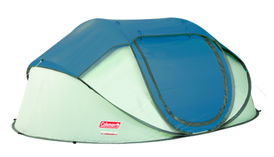 Coleman galiano 4 tent (blauw/lichtgrijs)