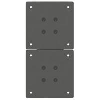 Salontafelpoten 2 st X-vormig 38x(42-43) cm staal antraciet - thumbnail