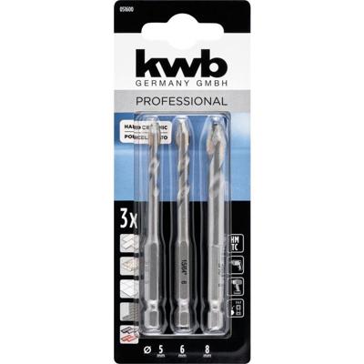 Hard keramiek borenset 3-delig KWB - Kwb Hard keramiek borenset 3-delig KWB - Kwb