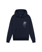 Malelions Hoodie Painter - Navy blauw / Wit - thumbnail