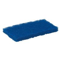 Schuurspons vikan medium125x245x23mm blauw nylon | 10 stuks - thumbnail