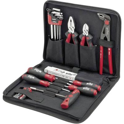 Wiha Gereedschapset monteur assorti 34-delig incl. gereedschapetui (36390) - 36390 - 36390