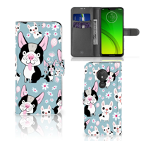 Motorola Moto G7 Power | Telefoonhoesje | Met pasjeshouder | Hondjes - thumbnail