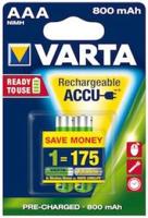 Varta Oplaadbare aaa batterij - nimh - thumbnail