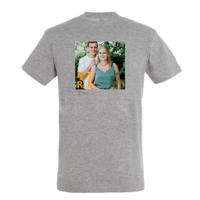 T-shirt voor mannen bedrukken - Grijs - S - thumbnail