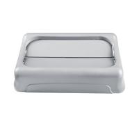 Rubbermaid deksel voor afvalcontainer Slim Jim, tuimeldeksel, grijs - thumbnail