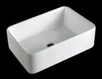 Best Design Side Opbouw wastafel 49x38x13cm keramiek wit 3860561 - thumbnail