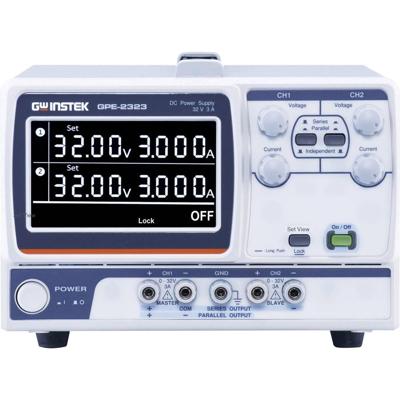 GW Instek GPE-2323 Labvoeding, regelbaar 0 - 32 V 0 - 3 A 192 W Aantal uitgangen: 2 x GW Instek GPE-2323 Labvoeding, regelbaar 0 - 32 V 0 - 3 A 192 W Aantal uitgangen: 2 x