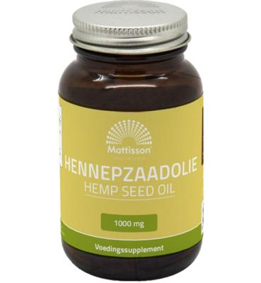 Mattisson Hennepzaadolie 1000mg 60 Capsules
