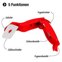 Werkzeyt Kitstrijkset 5-Delig - B22550 - thumbnail