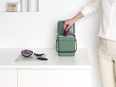 Brabantia Sort & Go Afvalbakje 3L Groen - thumbnail