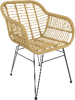 Tuinstoelen Moda nature set 4 stuks - thumbnail